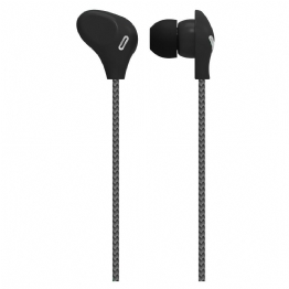 FONE DE OUVIDO C/MICROFONE P/CELULAR PRETO - 24069