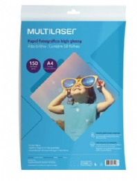 PAPEL FOTO PREMIUM 150GR 50FOLHAS MULTILASER PE003 - 18956
