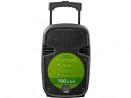 CAIXA DE SOM 100W RMS AMPLIFICADA - 24809