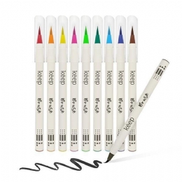 MARCADOR ARTIST BRUSH PINCEL 10 CORES  - <font color="#808080"><FONT SIZE=-2>Este produto é vendido por Marvel e entregue por Marvel</FONT></font> -  -  - 28354x