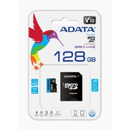 CARTAO DE MEMORIA SD ADATA CLASS 10UHS-I 128GB (MICRO + ADAPTADOR)  - <font color="#808080"><FONT SIZE=-2>Este produto é vendido por Marvel e entregue por Marvel</FONT></font> -  -  - 26494x