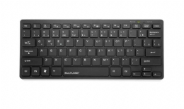 TECLADO USB, MINI-TECLADO PRETO MULTILASER - TC154 - 21241