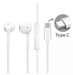 FONE DE OUVIDO COM MICROFONE PARA CELULAR TIPO C - 22160