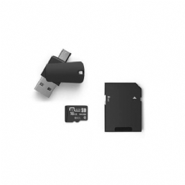 Pen drive  Foto 1 - Kit Dual Drive Otg 16 Gb Multilaser - Mc131 Kit Dual Drive Otg 16 Gb Multilaser - Mc131 - 24569