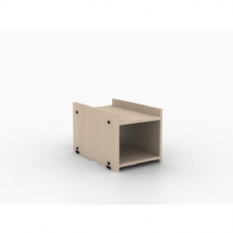 SUPORTE P/ CPU E NOBREAK MDF15 NOGAL - 23122x
