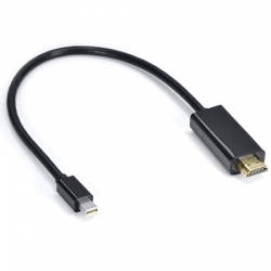 CABO ADAPTADOR/CONVERSOR MINI DISPLAYPORT MACHO PARA HDMI MACHO 30 CM - 23486