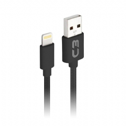 CABO USB PARA CELULAR IPHONE 2M 2A CB-L21BK C3PLUS - 27005
