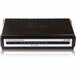 Switch DES-1008A/Z 8 Portas 10/100-MBPS 1.6-GBPS - D-LINK - 17293