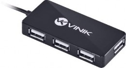 HUB USB 4 PORTAS PRETO - 24211