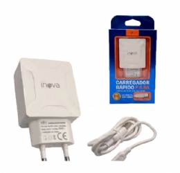 CARREGADOR USB CELULAR  V8 48w rapido CAR 3336S - 25300