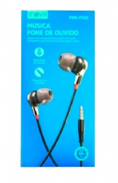 FONE DE OUVIDO  COM MICROFONE CELULAR INOVA FON-7502 - 25705