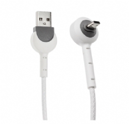 CABO USB CELULAR USB + MICRO V8 EM 90º GRAU - FEITUN FD0222 - 26000