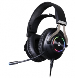 FONE DE OUVIDO C/MIC GAMER 1 P2+USB H360 PRETO HP - 27015