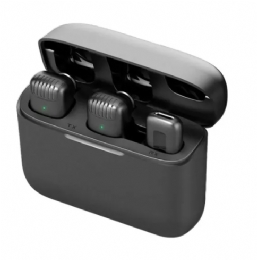 Microfone Sem Fio J12 Lapela Duplo 2 Mics Iphone - 27136