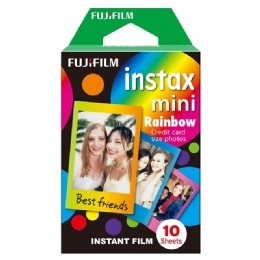 FILME INSTAX MINI RAINBOW - 10 FOTOS  - <font color="#808080"><FONT SIZE=-2>Este produto é vendido por Marvel e entregue por Marvel</FONT></font> -  -  - 27194x