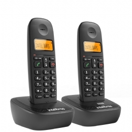 TELEFONE SEM FIO INTELBRAS TS2512 ID PRETO - 28602