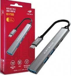 HUB USB 3.0 5 PORTAS USB-USBC HU-P300 C3-TECH  - <font color="#808080"><FONT SIZE=-2>Este produto é vendido por Marvel e entregue por Marvel</FONT></font> -  -  - 28720x