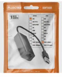 CABO ADAPTADOR USB2.0 M/RJ45 F ADP-USBLAN100BK PC - 29104