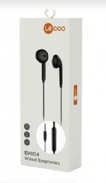FONE DE OUVIDO INTRA EH104 PRETO LECOO - 29105