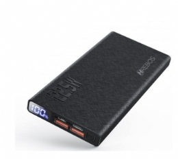 CARREGADOR PORTATIL HREBOS HS-922. PRETO 10.000 25W  - <font color="#808080"><FONT SIZE=-2>Este produto é vendido por Marvel e entregue por Marvel</FONT></font> -  -  - 29201x