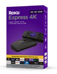 ROKU EXPRESS 4K, TRANSFORMA SUA TV EM SMART TV  - <font color="#808080"><FONT SIZE=-2>Este produto é vendido por Marvel e entregue por Marvel</FONT></font> -  -  - 29254X