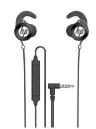 FONE DE OUVIDO HP DHE-7004 COM MICROFONE REMOVÍVEL PRETO  - <font color="#808080"><FONT SIZE=-2>Este produto é vendido por Marvel e entregue por Marvel</FONT></font> -  -  - 29256X