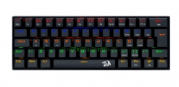 TECLADO GAMER MECÂNICO REDRAGON LAKSHMI - K606R PRETO  - <font color="#808080"><FONT SIZE=-2>Este produto é vendido por Marvel e entregue por Marvel</FONT></font> -  -  - 29259x