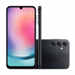 CELULAR SAMSUNG GALAXY A24 128GB, 4GB RAM, PRETO  - <font color="#808080"><FONT SIZE=-2>Este produto é vendido por Marvel e entregue por Marvel</FONT></font> -  -  - 29326x