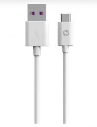 CABO USB TIPO C HP DHC-TC100 3A, 1METRO, BRANCO  - <font color="#808080"><FONT SIZE=-2>Este produto é vendido por Marvel e entregue por Marvel</FONT></font> -  -  - 29414x