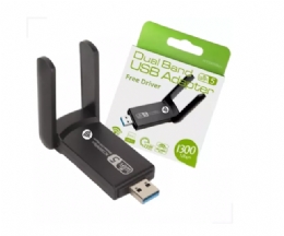 ADAPTADOR WIRELESS USB 3.0 DUAL BAND AC1300 Mbps - 29544