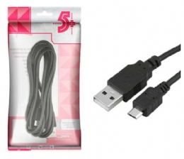 CABO PARA CELULAR USB V8 X MICRO USB 18M PTO 5+  - <font color="#808080"><FONT SIZE=-2>Este produto é vendido por Marvel e entregue por Marvel</FONT></font> -  -  - 29559x