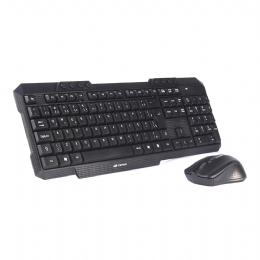 TECLADO E MOUSE SEM FIO C3-TECH KW10BK - 29618