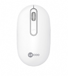 MOUSE SEM FIO RECARREGAVEL BRANCO LECOO WS207 - 29652