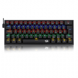 Teclado Mecânico Gamer Redragon Fizz, Rainbow, Switch Azul  - <font color="#808080"><FONT SIZE=-2>Este produto é vendido por Marvel e entregue por Marvel</FONT></font> -  -  - 28869X