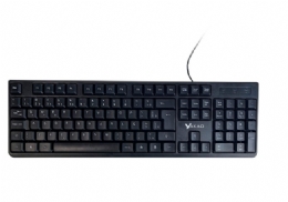 TECLADO USB PRETO YAKAO BW-07 - 29709