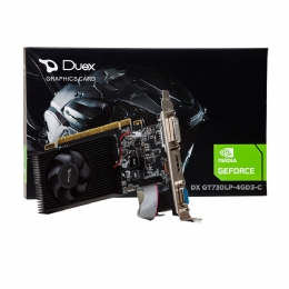 PLACA VIDEO GEFORCE GT730 COM 4 GB DDR3, 128 Bits DUEX GT730LP-4GD3-C - 29822