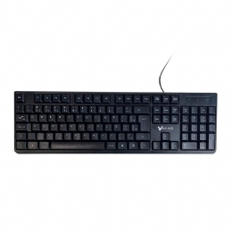 TECLADO YAKAO USB PRETO BW-06 - A-808 - 29832