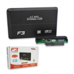 CASE EXTERNA PARA HD SATA 2,5 CASE 3.0 PRETO - 29869