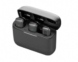 MICROFONE SEM FIO J12 LAPELA DUPLO COM 2 MICROFONE PARA IPHONE - 29937
