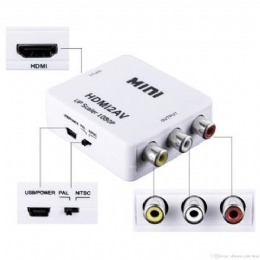 ADAPTADOR CONVERSOR HDMI/RCA X HDMI 2AV  - <font color="#808080"><FONT SIZE=-2>Este produto é vendido por Marvel e entregue por Marvel</FONT></font> -  -  - 25292x