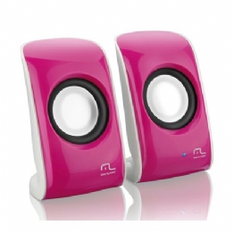 CAIXA DE SOM 7W RMS ROSA - 21229