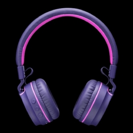 FONE DE OUVIDO BLUETOOH C/MICROFONE ROXO/ROSA - 25665