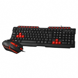 Teclado e Mouse USB Gamer Gk-20bk Preto C3tech - 24517