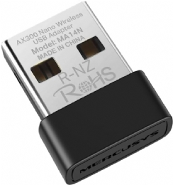 Adaptador USB Wireless Nano AX300 Mercusys MA14N – Wi-Fi 6 Ultra Compacto - 31619