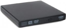 Gravador e Leitor de CD/DVD Externo USB Super Slim Portátil - 31636