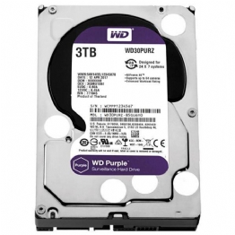 HD SATA II 3000GB WD PURPLE CFTV - 23631