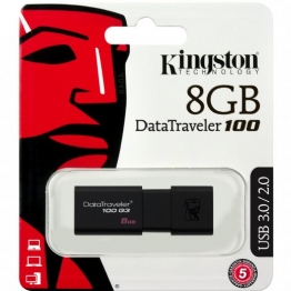 PEN DRIVE 8GB DT100 G3 PRETO - 22229