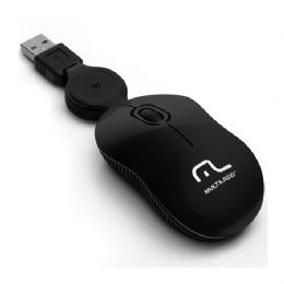 MOUSE USB OPTICO MINI RETRATIL - 21573