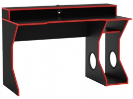 MESA GAMER POLITORNO FREMONT PRETO   - <font color="#808080"><FONT SIZE=-2>Este produto é vendido por Marvel e entregue por Marvel</FONT></font> -  -  - 26117x