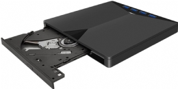 Gravador e Leitor de CD/DVD Externo 7 em 1 USB 3.0 Tipo-C com Hub USB e Leitor de Cartão - 31637